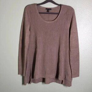 EILEEN FISHER Beige Moreno Wool Sweater